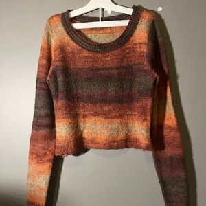 Warm Colored Cropped Sweater